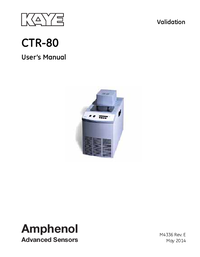 Thumbnail of document Manual - CTR-80 Liquid Bath